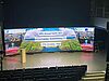 Stage in Sligo with a large background showing an aerial view of Sligo and the event title: Redefining Peripherality